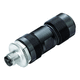 conector M12 / de alimentación eléctrica / macho / de tornillo
