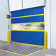 puerta enrollable / de PVC / para interior / rápida