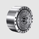 reductor cicloidal / coaxial / con agujero para chaveta / de eje estriado