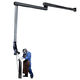 extractor de gases de escape para coche / para taller / para garaje / de pared