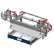 máquina de fabricación de cajas ondulada / automática