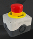 botón pulsador de parada de emergencia / estanco al polvo / estanco al agua / IP65