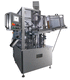 llenadora selladora para tubos / enteramente automática / gravimétrica / vertical