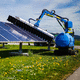 sistema de limpieza para panel solar / de cepillo / para aplicaciones fotovoltaicas / móvil