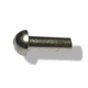 remache remachable / de cabeza redonda / de aluminio / plateado