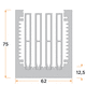 disipador térmico de aluminio / para LED / para la electrónica / para lámparas de LED