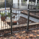 portón de aluminio / de seguridad