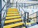 escalera fija recta / de aluminio / con baranda