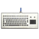 teclado de mesa / de tecla mecánica / 80 teclas / con alfombrilla táctil