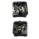 conector de red / de 2 vías / de latón / para electroválvula