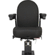 asiento del maquinista negro / para transportes / ecológico / ergonómico
