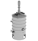 cristalizador tipo DTB (Draft Tube Baffle) / para productos alimentarios