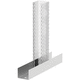 perfil de construcción de acero cromado / de zinc-aluminio / de acero zincado / en U