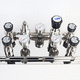 manifold multivía / de acero inoxidable 316L / para gas / de inversión de caudal