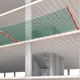 red de seguridad anticaída anticaída / para obra / de malla metálica
