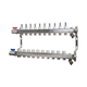 manifold multivía / de acero inoxidable / para circuito de termorregulación / para calefacción por el suelo