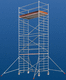 torre de andamio móvil / de fachada / modular