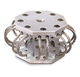 soporte antivibratorio redondo / de aluminio macizo / de acero inoxidable / para motor