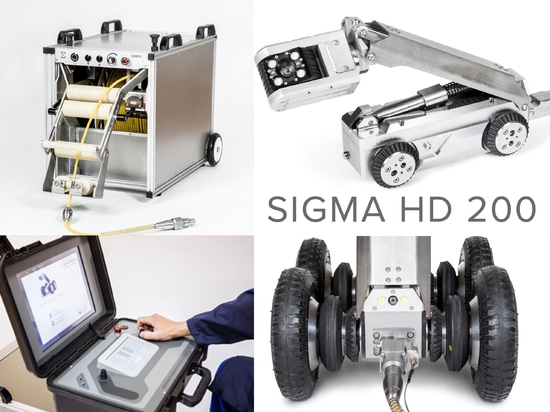 Sistema de cámara robótica de tubos SIGMA HD