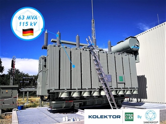 SANERGRID KOLEKTOR ETRA: entrega de un transformador de potencia de aceite de 8 MVA y 63 kV para una presa hidroeléctrica EDF