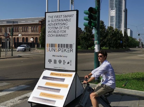 SUNSPEKER, la sostenibilidad en la publicidad de la ciudad inteligente por la energía solar