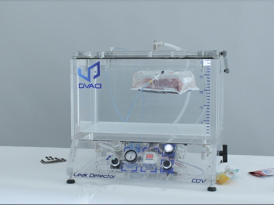 Contrôle de hermeticidad para envases con muy poco aire residual o empacados ​​al vacío