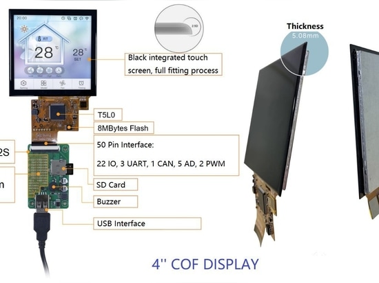 Llega el COF SMART LCM basado en el ASIC T5L0