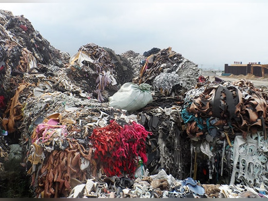 Trituradora del cuero y de la materia textil en reciclaje de residuos