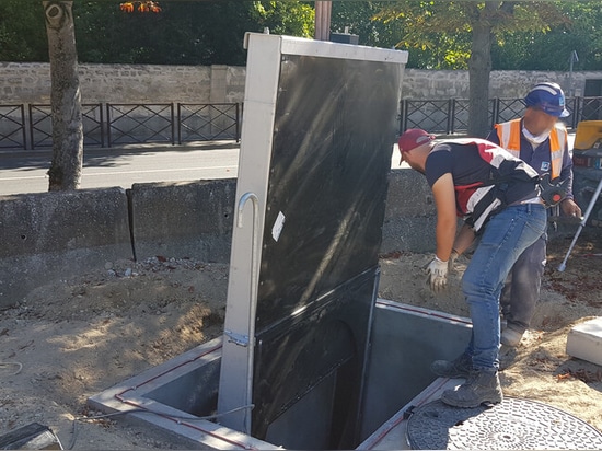 VÁLVULAS KSA INSTALADAS A ORILLAS DEL SENA EN SARTROUVILLE