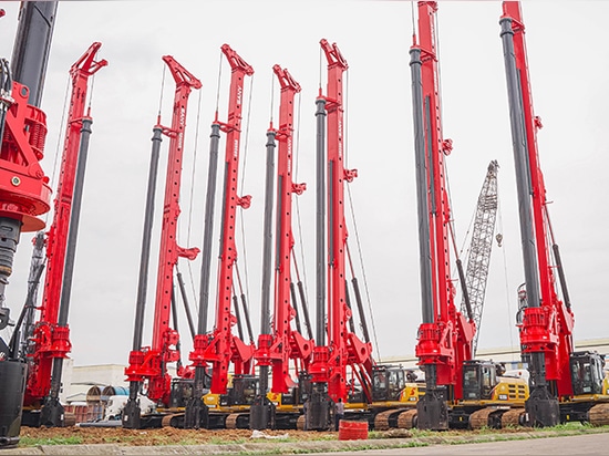 Las plataformas de perforación SANY construyen la planta de acero más grande de Vietnam