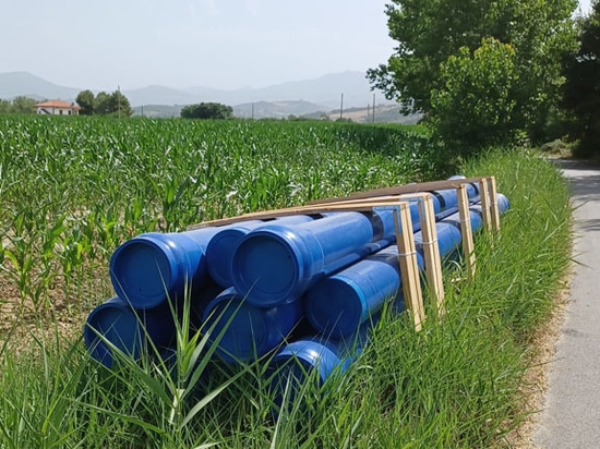 El sistema de tuberías de aleación de polímero FITT Bluforce RJ para el valle de Piana dell'Alento, en la región de Cilento