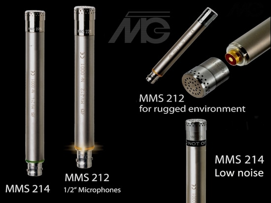 Los nuevos micrófonos de medición MMS 214 1/2" y 212 1/2