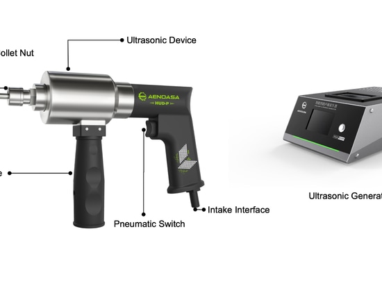 AENOASA lanza el taladro neumático ultrasónico de mano, que taladra materiales compuestos con gran calidad y eficacia