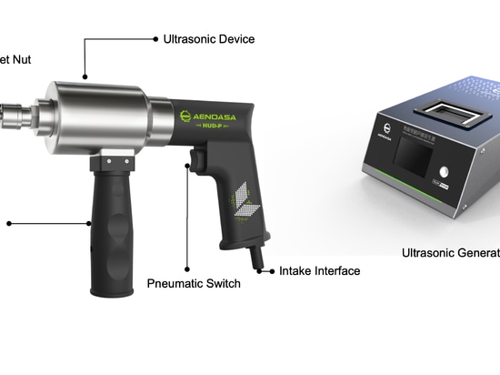 AENOASA lanza el taladro neumático ultrasónico de mano, que taladra materiales compuestos con gran calidad y eficacia