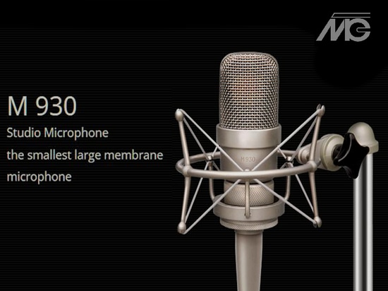 Micrófono de estudio M 930: el micrófono de membrana grande más pequeño