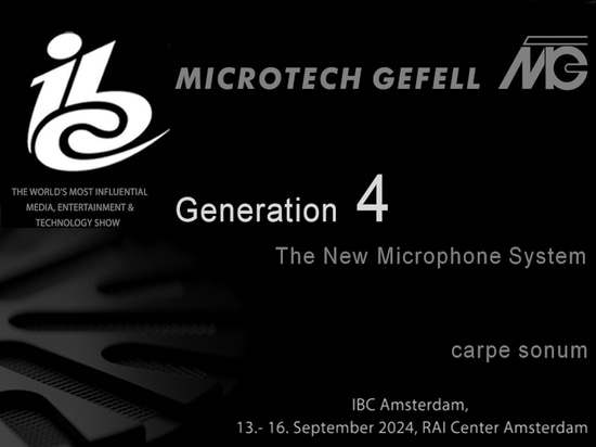 IBC 2024 y el nuevo desarrollo de la Generación 4 de micrófonos