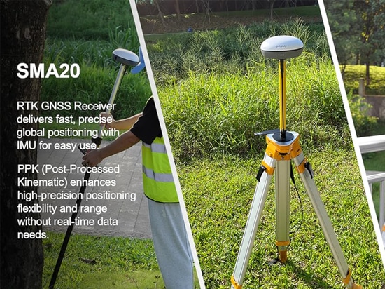 SMA20 RTK PPK GNSS Equipo de topografía terrestre