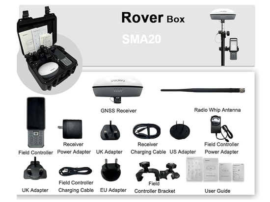 SMA20 RTK PPK GNSS Equipo de topografía terrestre