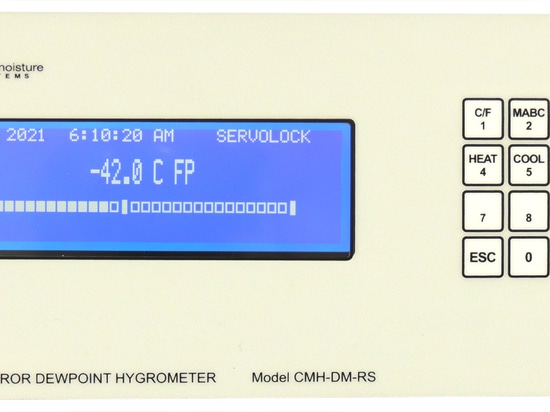 Pantalla del higrómetro de espejo refrigerado CMH-RPC