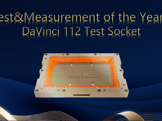 El zócalo de prueba de alta velocidad DaVinci 112 de Smiths Interconnect gana el premio a la mejor medición de prueba en los Global Electronics Achievement Awards de 2024