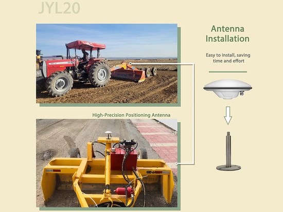 Equipo de nivelación de terrenos con GPS para tractor JYL20