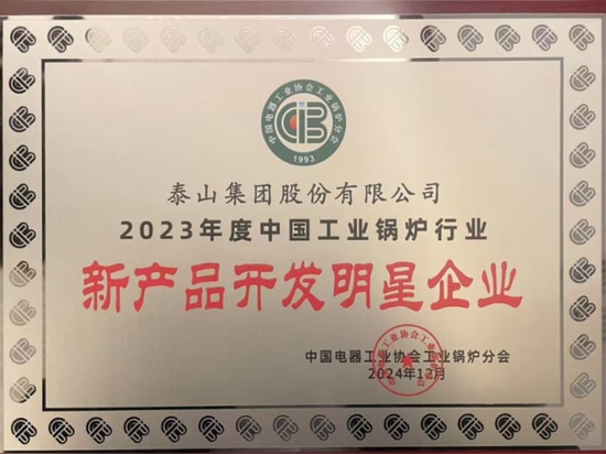 Taishan Group gana tres prestigiosos premios en el Foro de la Industria de Calderas Industriales de China