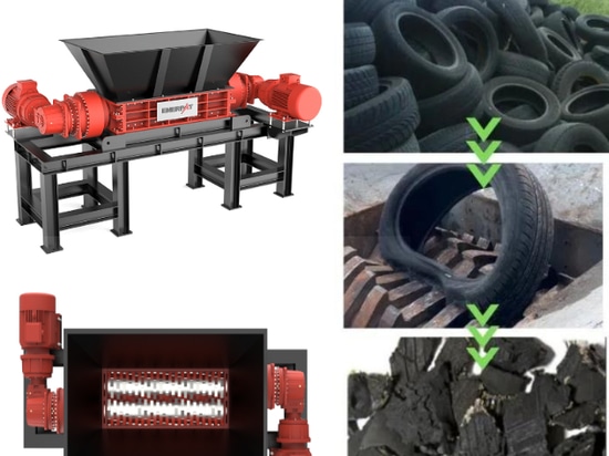 [En Stock] Trituradora de Neumáticos en California – Serie Enerpat MSB-E para Reciclaje Eficiente de Llantas Usadas
