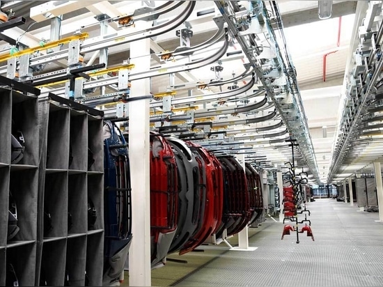 Transportadores aéreos JIS para piezas de automóvil