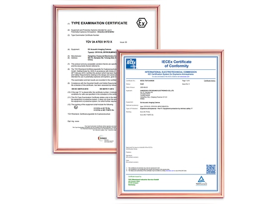Presentación del CRY8125: el primer generador de imágenes acústicas con certificación TÜV ATEX e IECEx