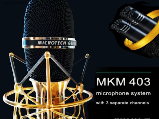 El nuevo micrófono de condensador multicanal compacto MKM 403