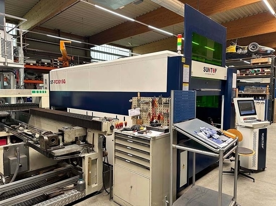 La máquina de corte por láser SUNTOP satisface con éxito las necesidades de los clientes alemanes de procesamiento de chapa metálica