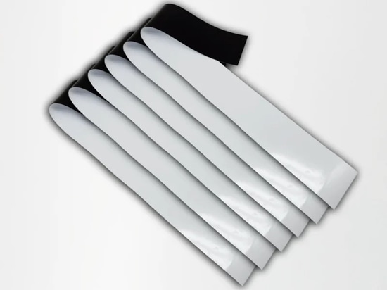 Paquete de 6 tiras magnéticas blancas de 1000 mm x 100 mm