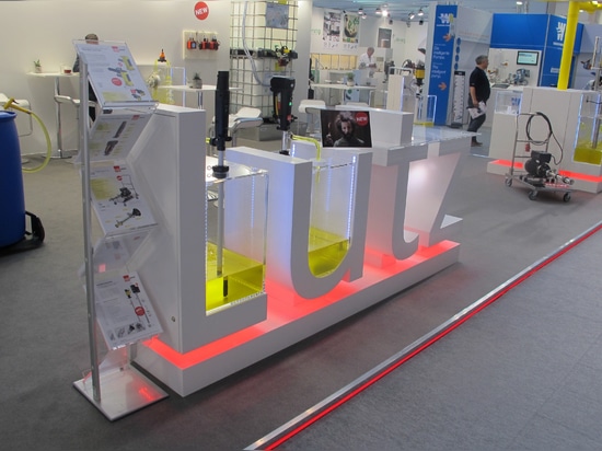 Achema Review 2018 stand lutz lettering