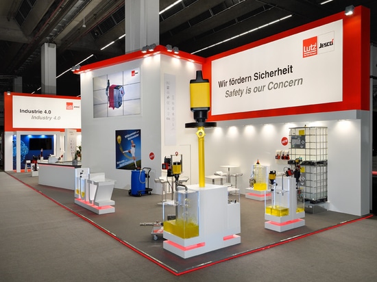 Vista lateral del stand de Achema Review 2018